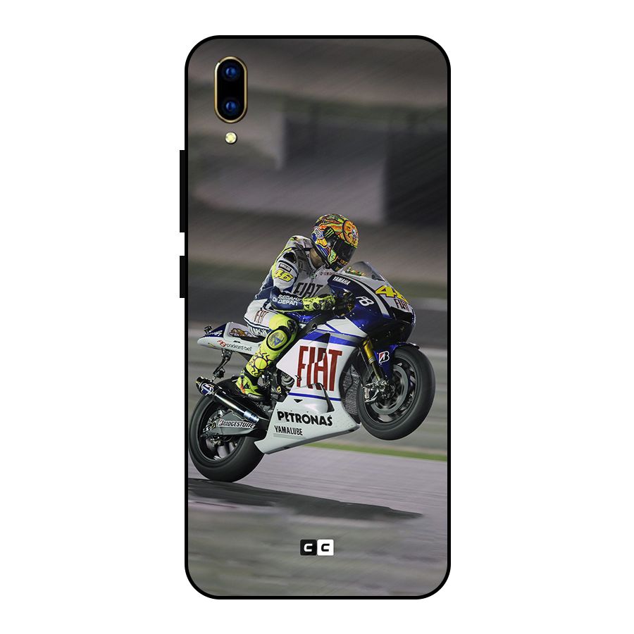 Champion Biker Metal Back Case for Vivo V11 Pro