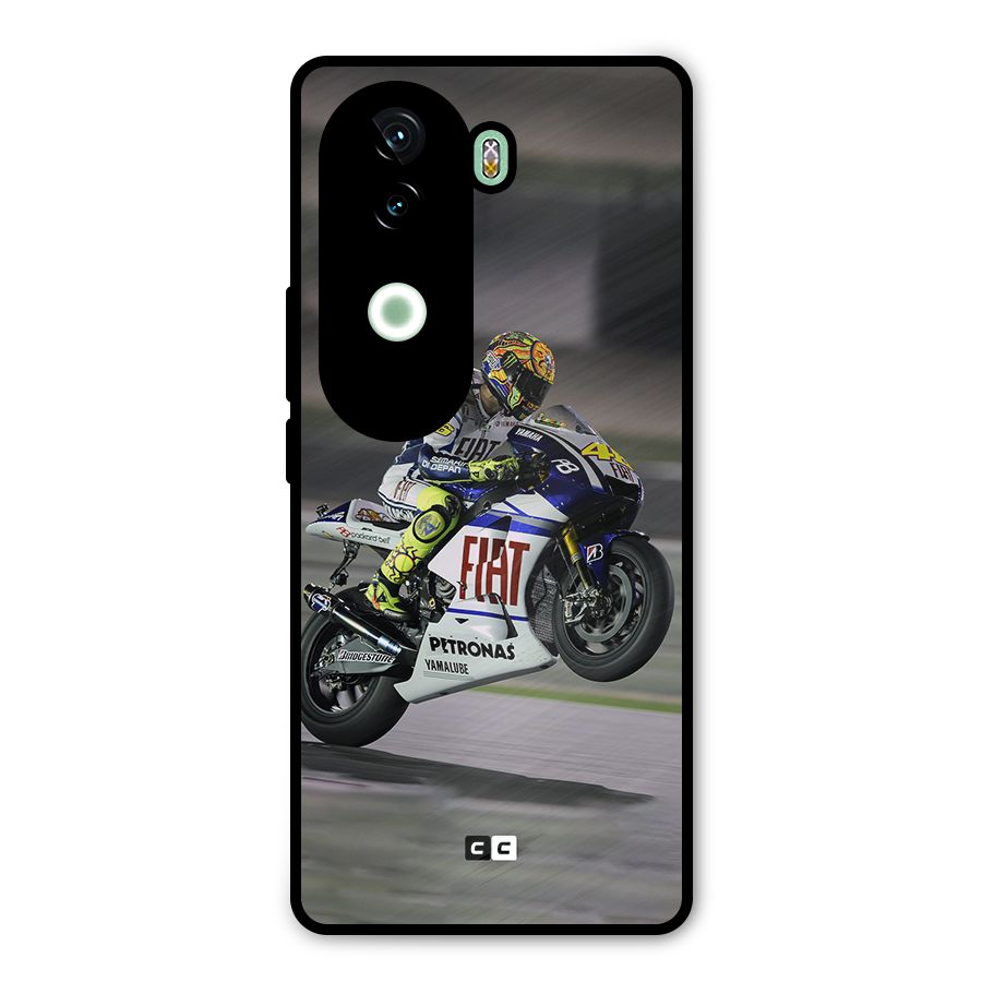 Champion Biker Metal Back Case for Vivo V40e