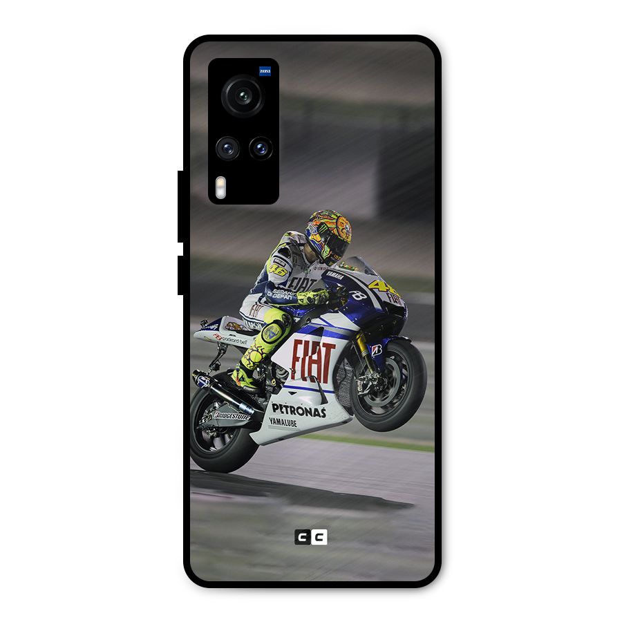 Champion Biker Metal Back Case for Vivo X60