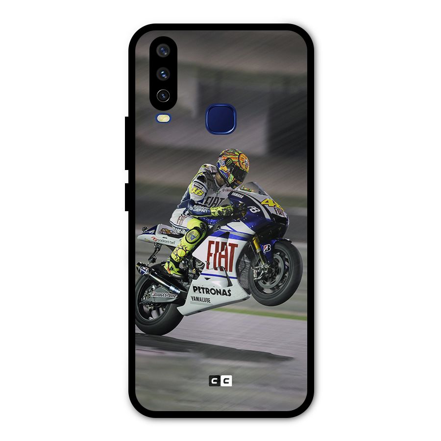 Champion Biker Metal Back Case for Vivo Y12