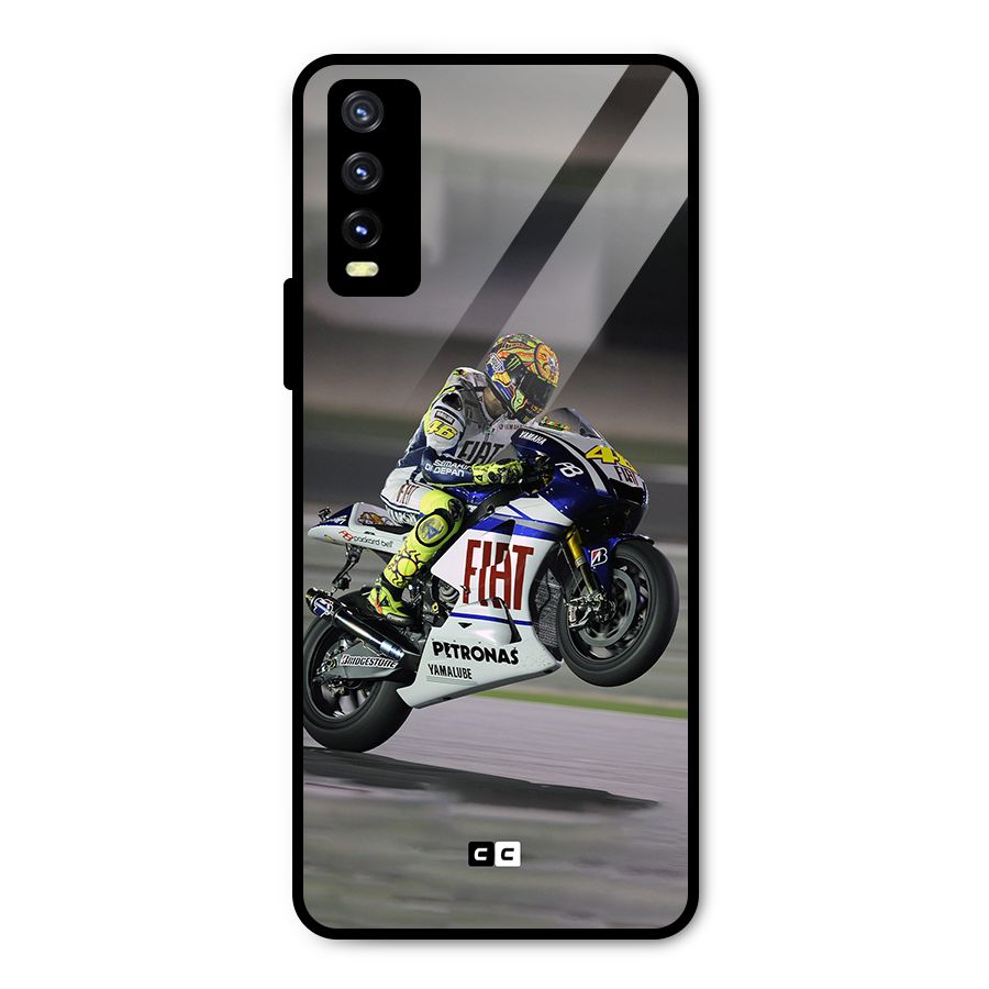 Champion Biker Metal Back Case for Vivo Y20g