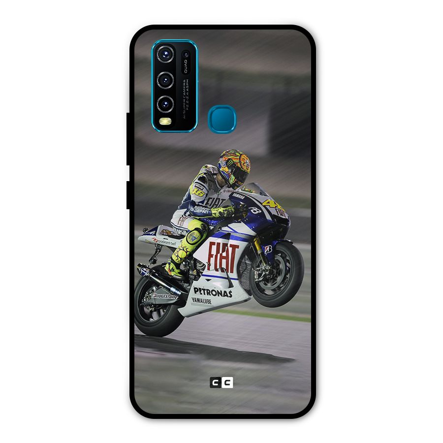 Champion Biker Metal Back Case for Vivo Y30