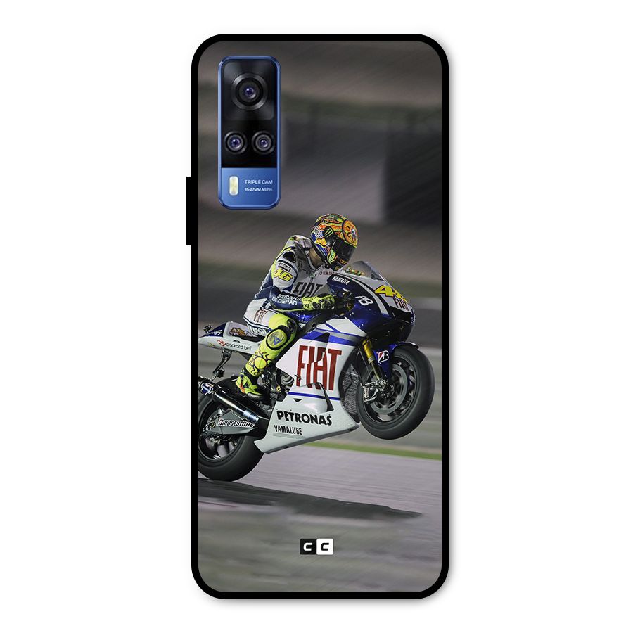Champion Biker Metal Back Case for Vivo Y31