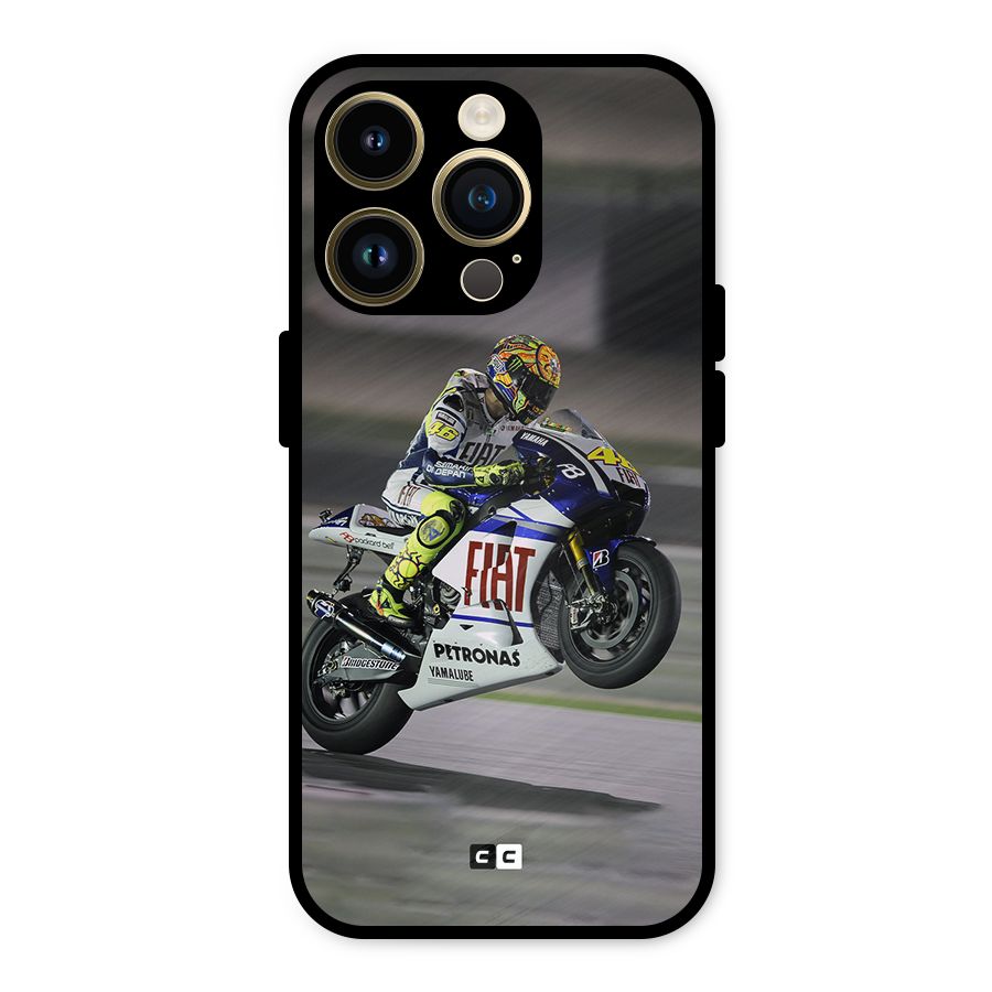 Champion Biker Metal Back Case for iPhone 14 Pro