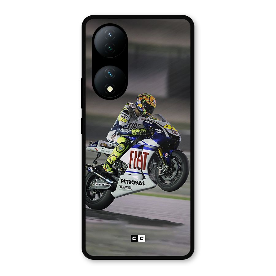 Champion Biker Metal Back Case for iQOO Z7