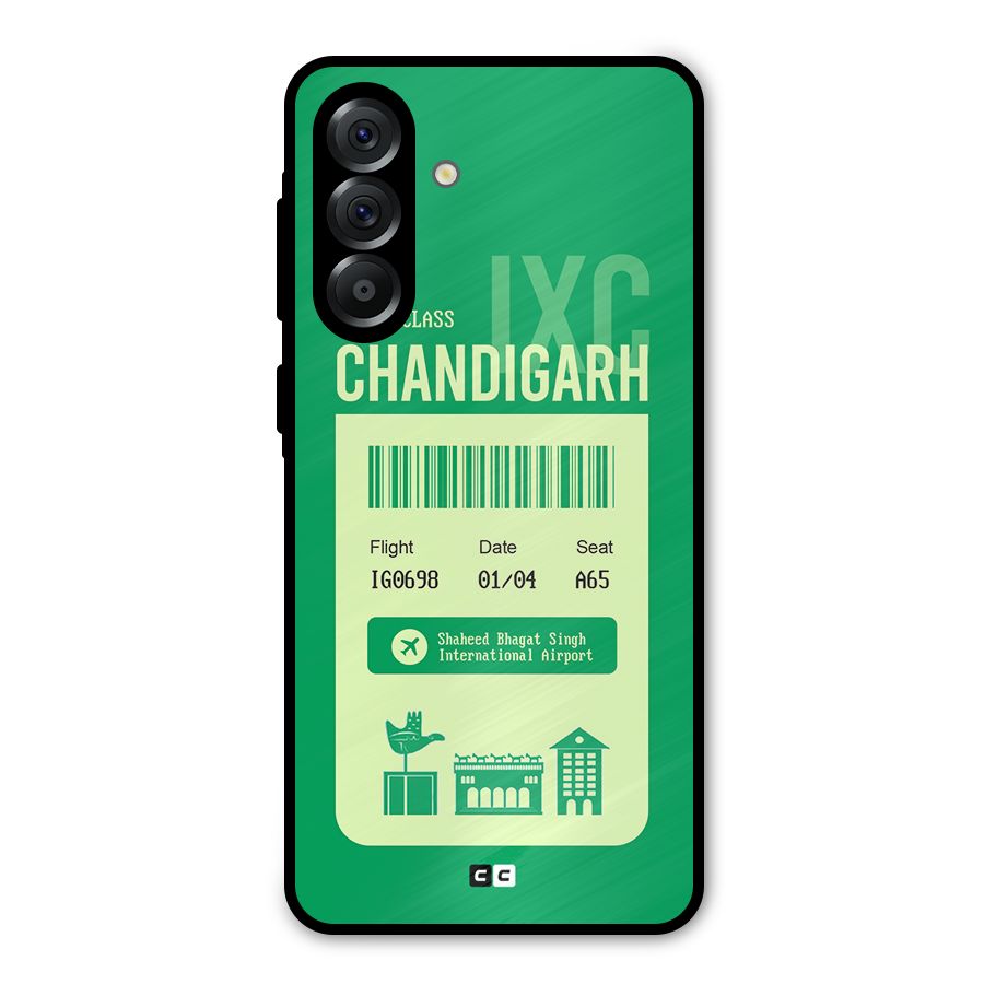 Chandigarh Boarding Pass Metal Back Case for Galaxy A56