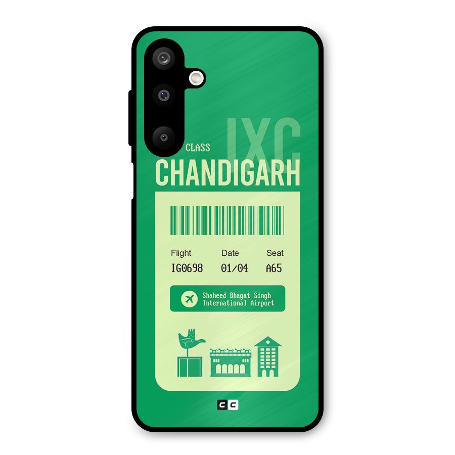 Chandigarh Boarding Pass Metal Back Case for Galaxy M16