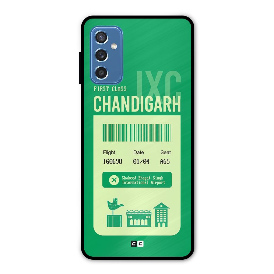 Chandigarh Boarding Pass Metal Back Case for Galaxy M52 5G