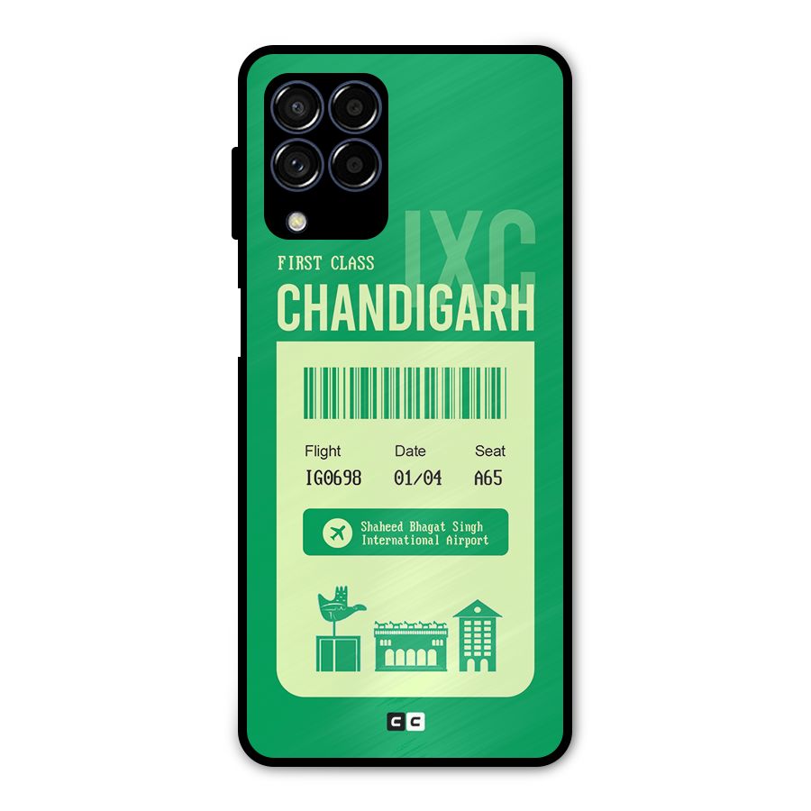 Chandigarh Boarding Pass Metal Back Case for Galaxy M53 5G
