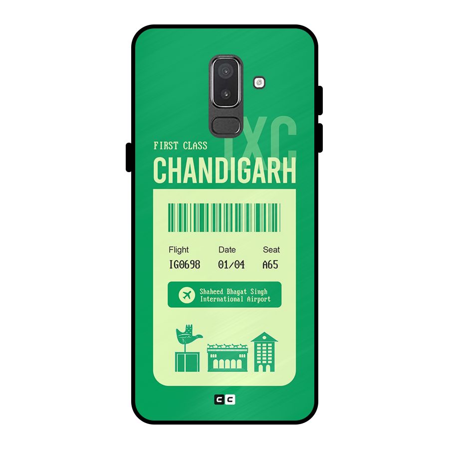 Chandigarh Boarding Pass Metal Back Case for Galaxy On8 (2018)