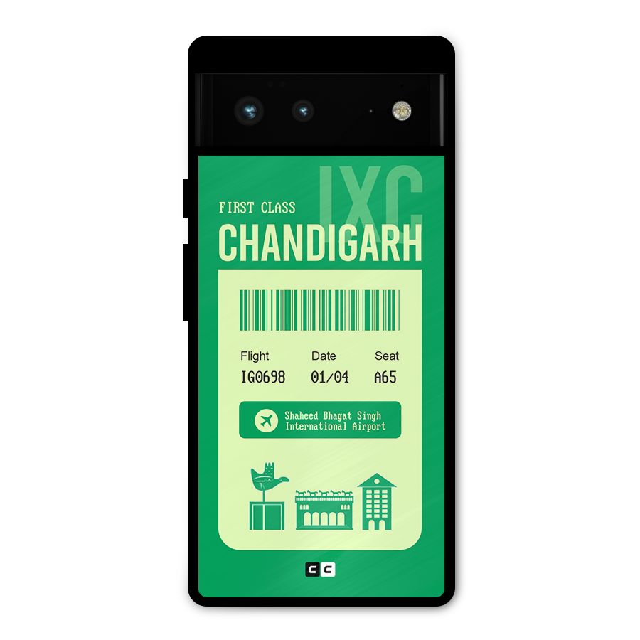 Chandigarh Boarding Pass Metal Back Case for Google Pixel 6