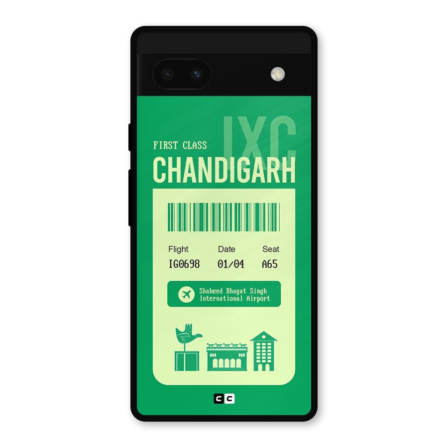 Chandigarh Boarding Pass Metal Back Case for Google Pixel 6a