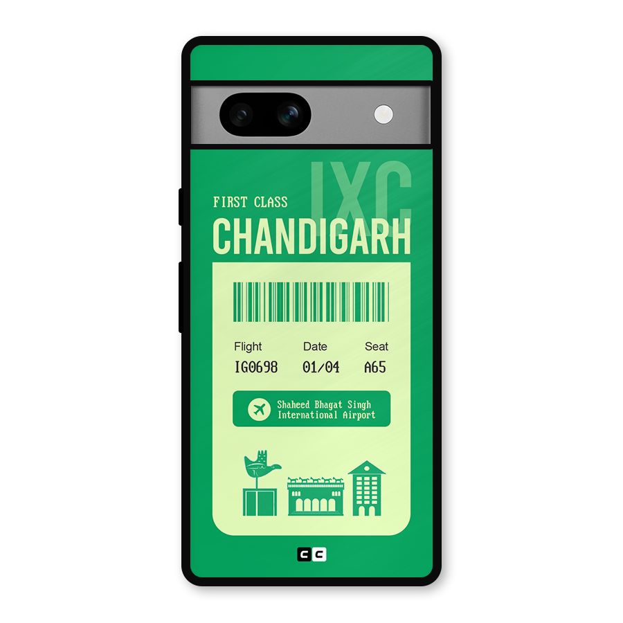 Chandigarh Boarding Pass Metal Back Case for Google Pixel 7a