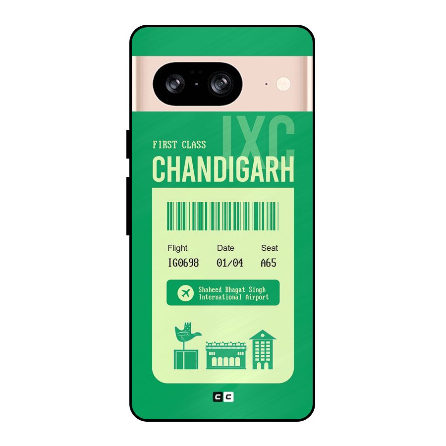 Chandigarh Boarding Pass Metal Back Case for Google Pixel 8
