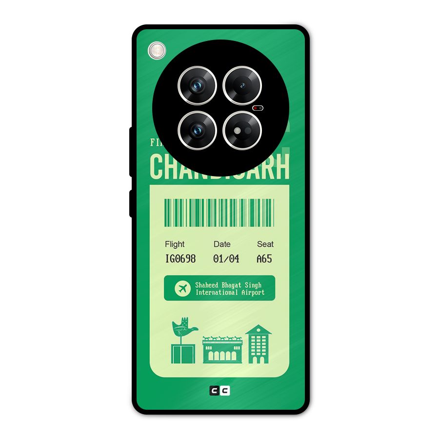 Chandigarh Boarding Pass Metal Back Case for Infinix Zero 40 5G