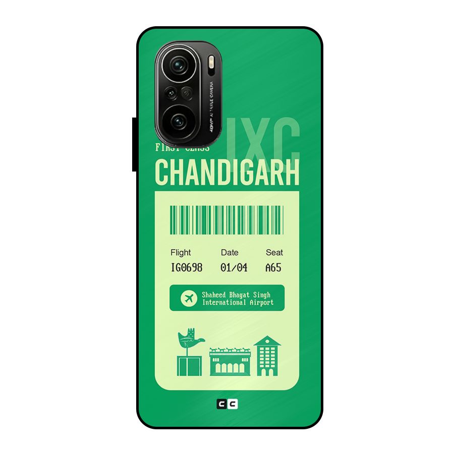 Chandigarh Boarding Pass Metal Back Case for Mi 11x