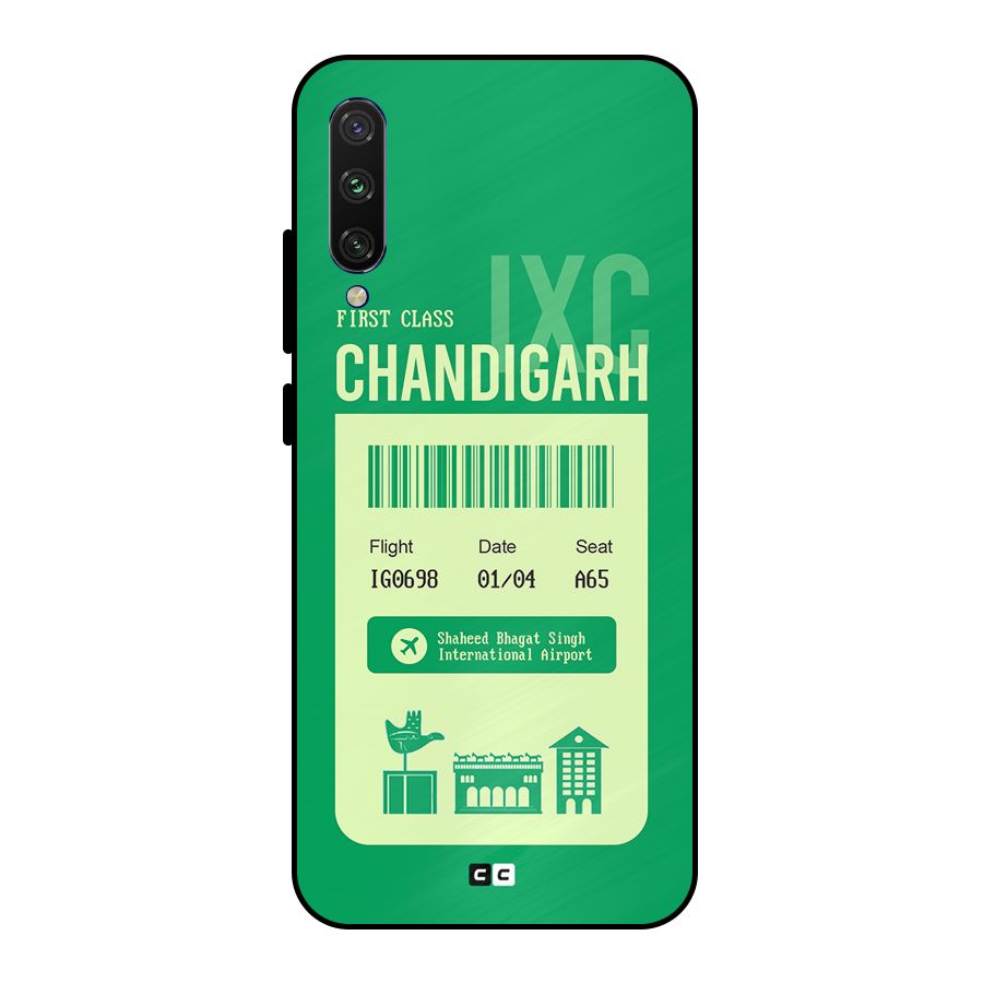 Chandigarh Boarding Pass Metal Back Case for Mi A3