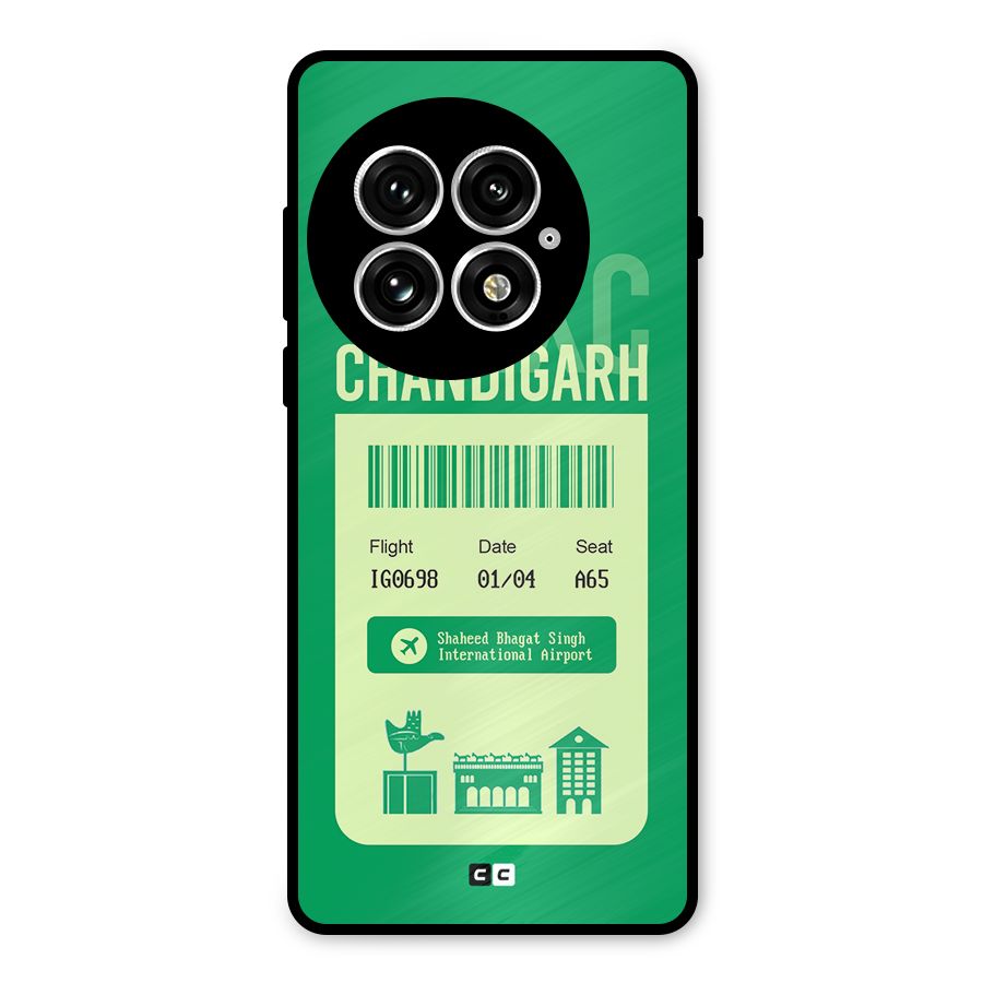 Chandigarh Boarding Pass Metal Back Case for OnePlus 13