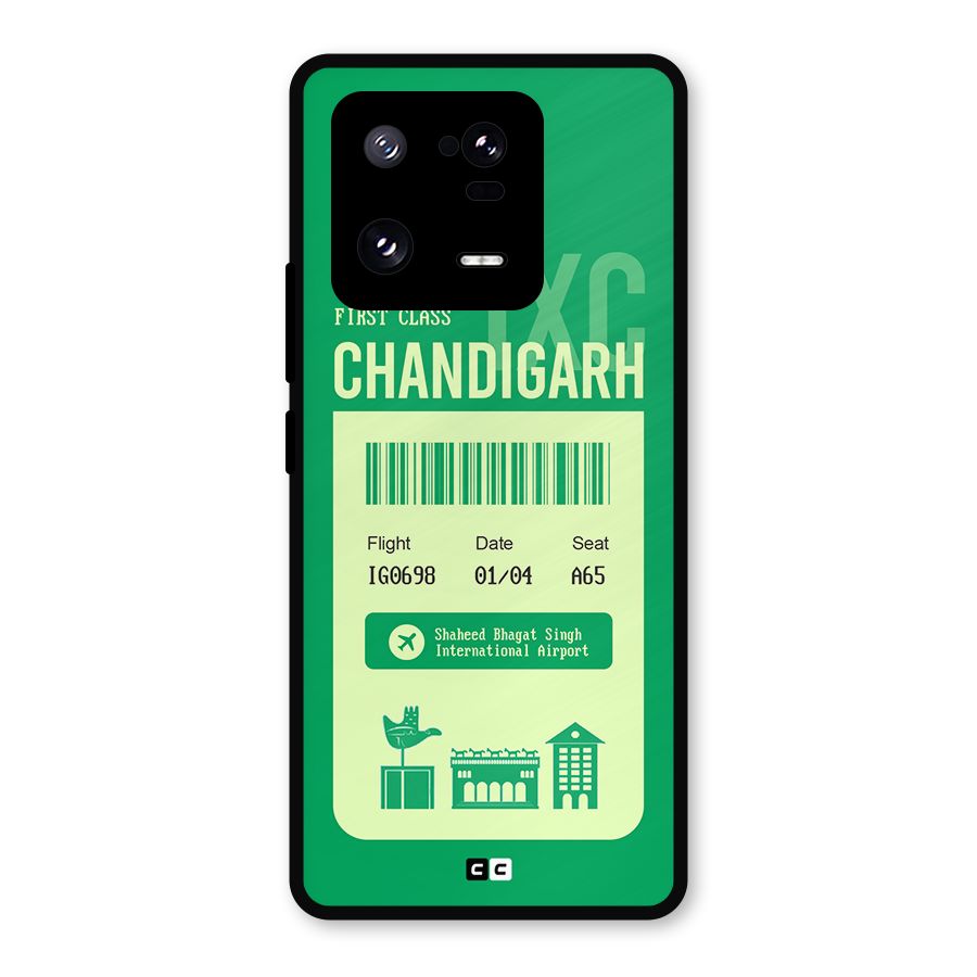 Chandigarh Boarding Pass Metal Back Case for Xiaomi 13 Pro