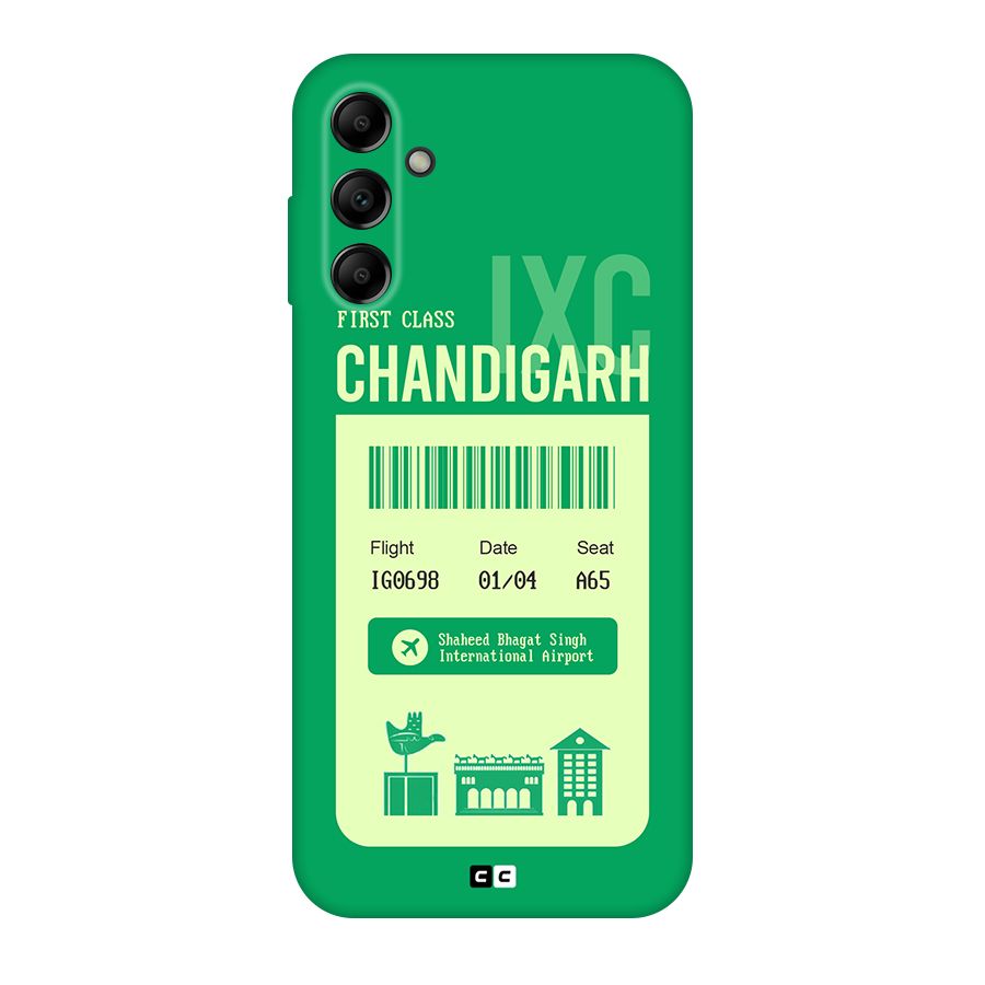 Chandigarh Boarding Pass Original Polycarbonate Back Case for Galaxy A14 5G