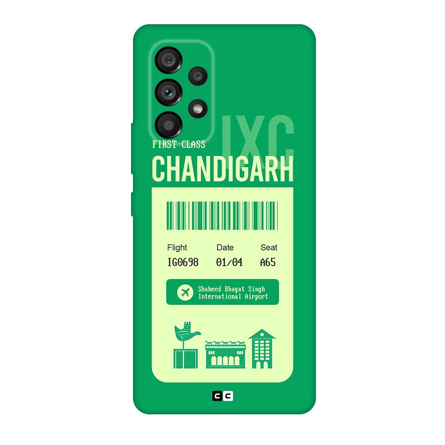 Chandigarh Boarding Pass Original Polycarbonate Back Case for Galaxy A53 5G