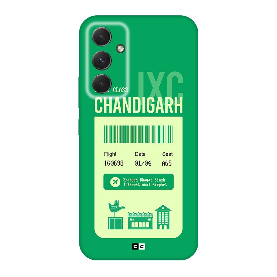 Chandigarh Boarding Pass Original Polycarbonate Back Case for Galaxy A54
