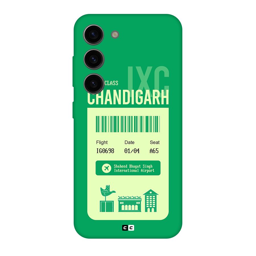 Chandigarh Boarding Pass Original Polycarbonate Back Case for Galaxy S23