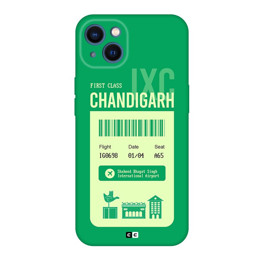 Chandigarh Boarding Pass Original Polycarbonate Back Case for iPhone 13