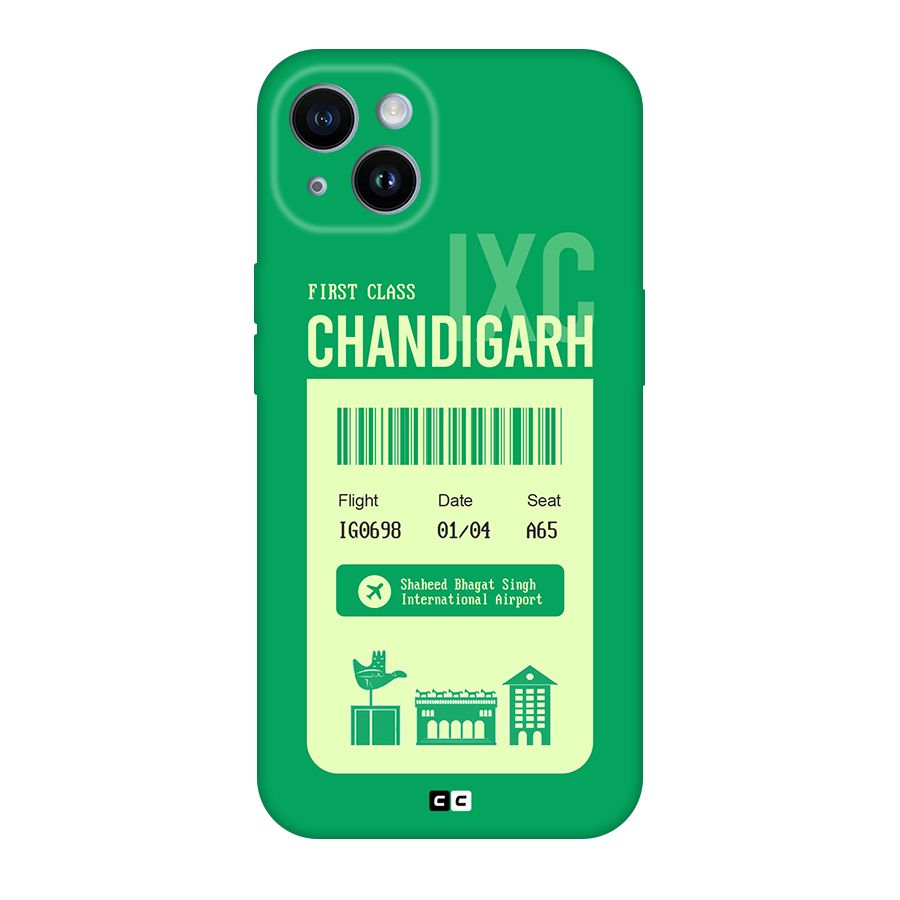 Chandigarh Boarding Pass Original Polycarbonate Back Case for iPhone 14