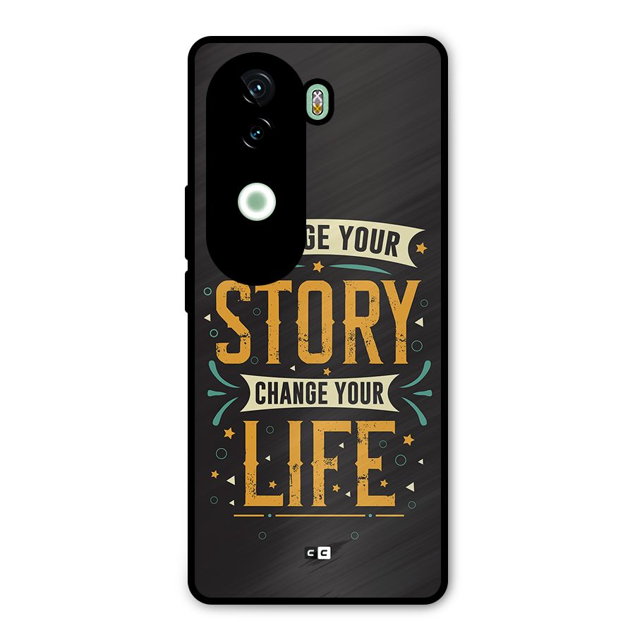 Change Your Life Metal Back Case for Vivo V40e