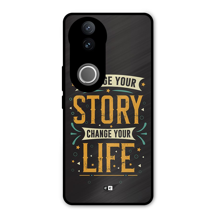 Change Your Life Metal Back Case for Vivo V50e