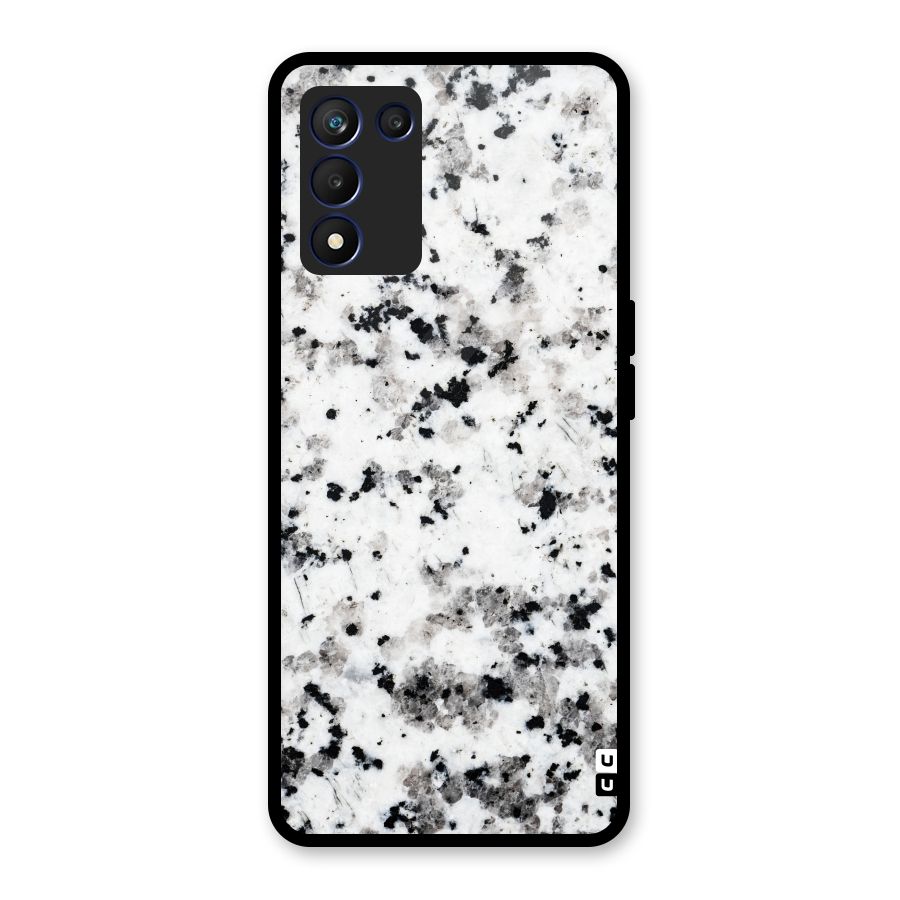 Charcoal Spots Marble Glass Back Case for Realme 9 5G Speed