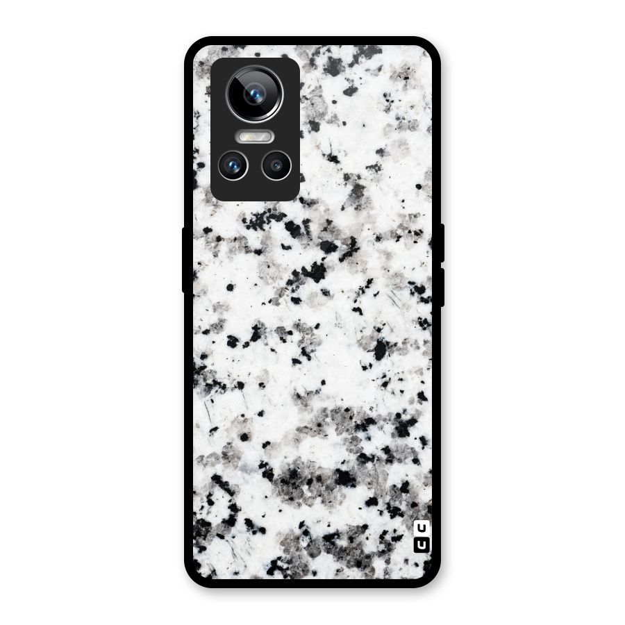 Charcoal Spots Marble Glass Back Case for Realme GT Neo 3