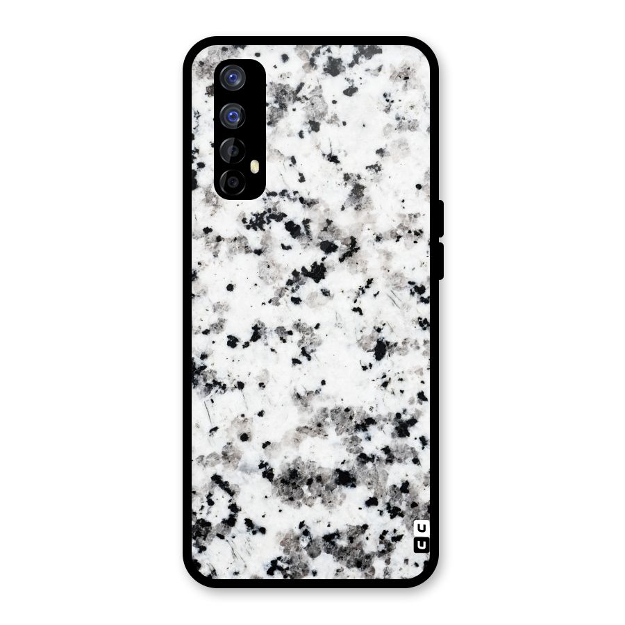 Charcoal Spots Marble Glass Back Case for Realme Narzo 20 Pro