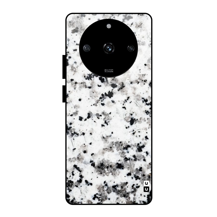 Charcoal Spots Marble Glass Back Case for Realme Narzo 60 5G