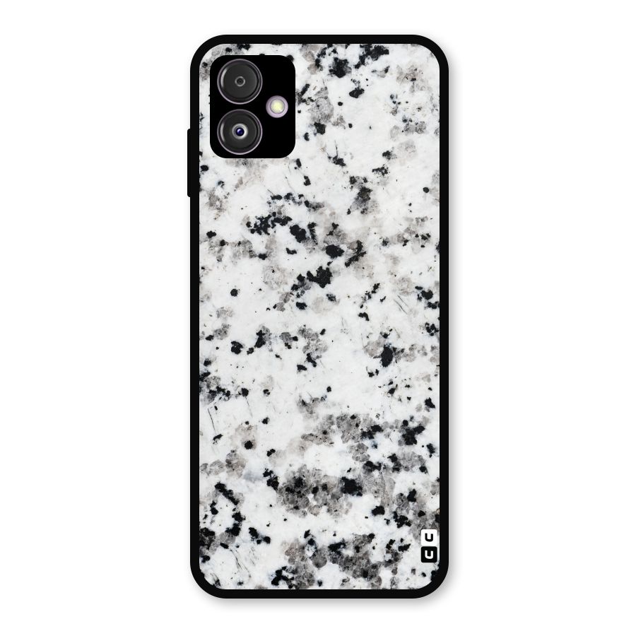 Charcoal Spots Marble Metal Back Case for Galaxy F14