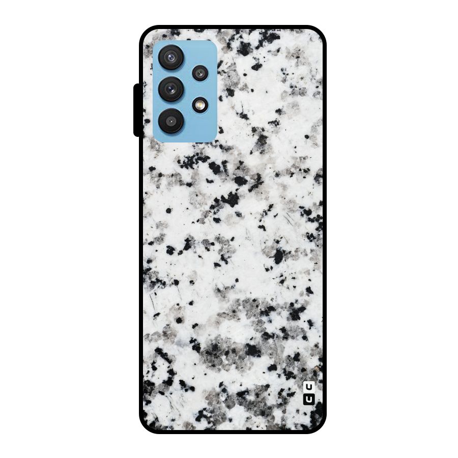 Charcoal Spots Marble Metal Back Case for Galaxy M32 5G