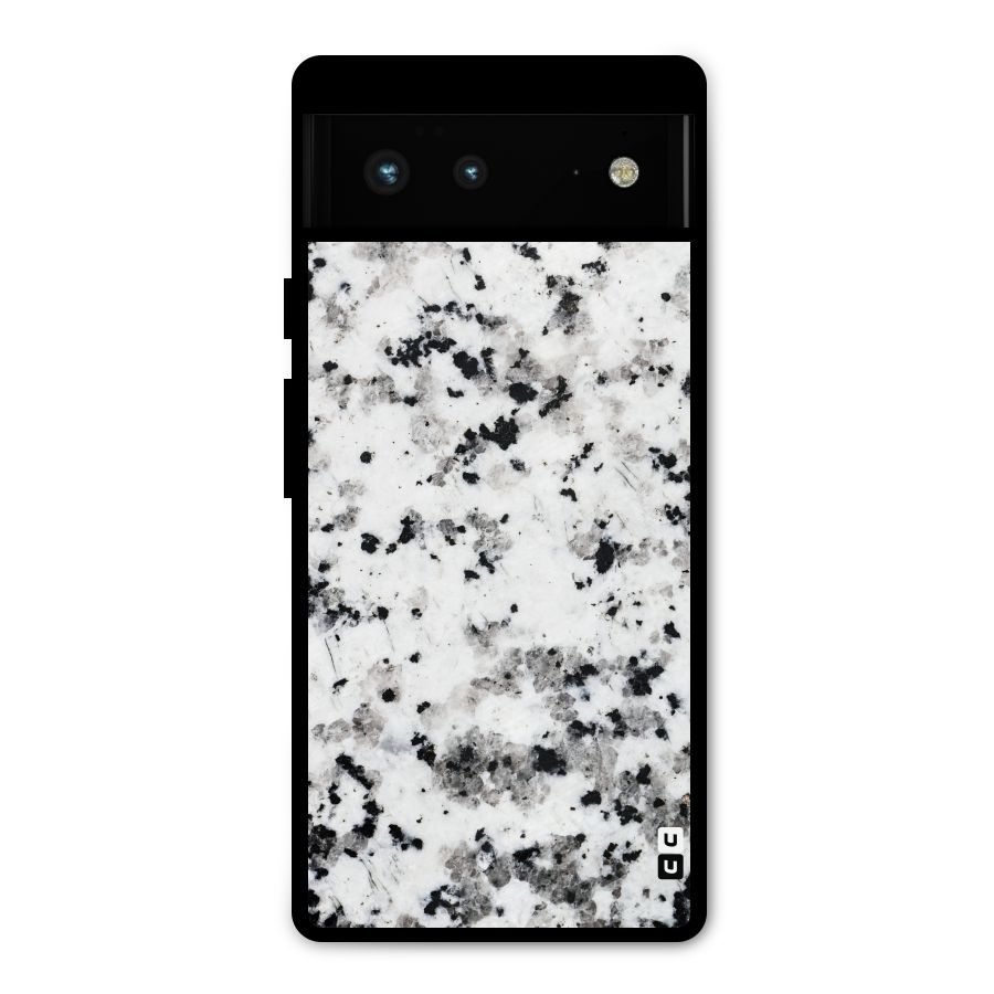 Charcoal Spots Marble Metal Back Case for Google Pixel 6