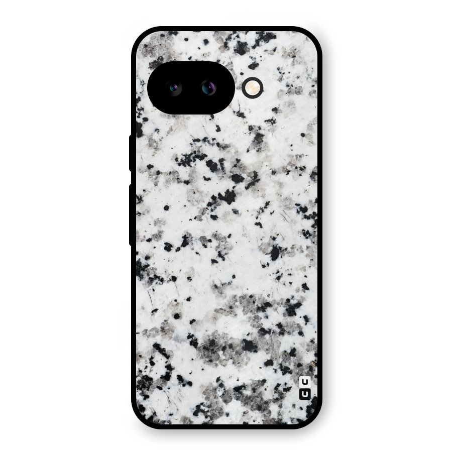 Charcoal Spots Marble Metal Back Case for Google Pixel 9a
