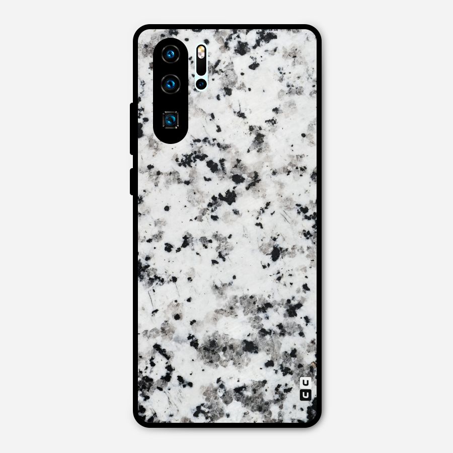 Charcoal Spots Marble Metal Back Case for Huawei P30 Pro