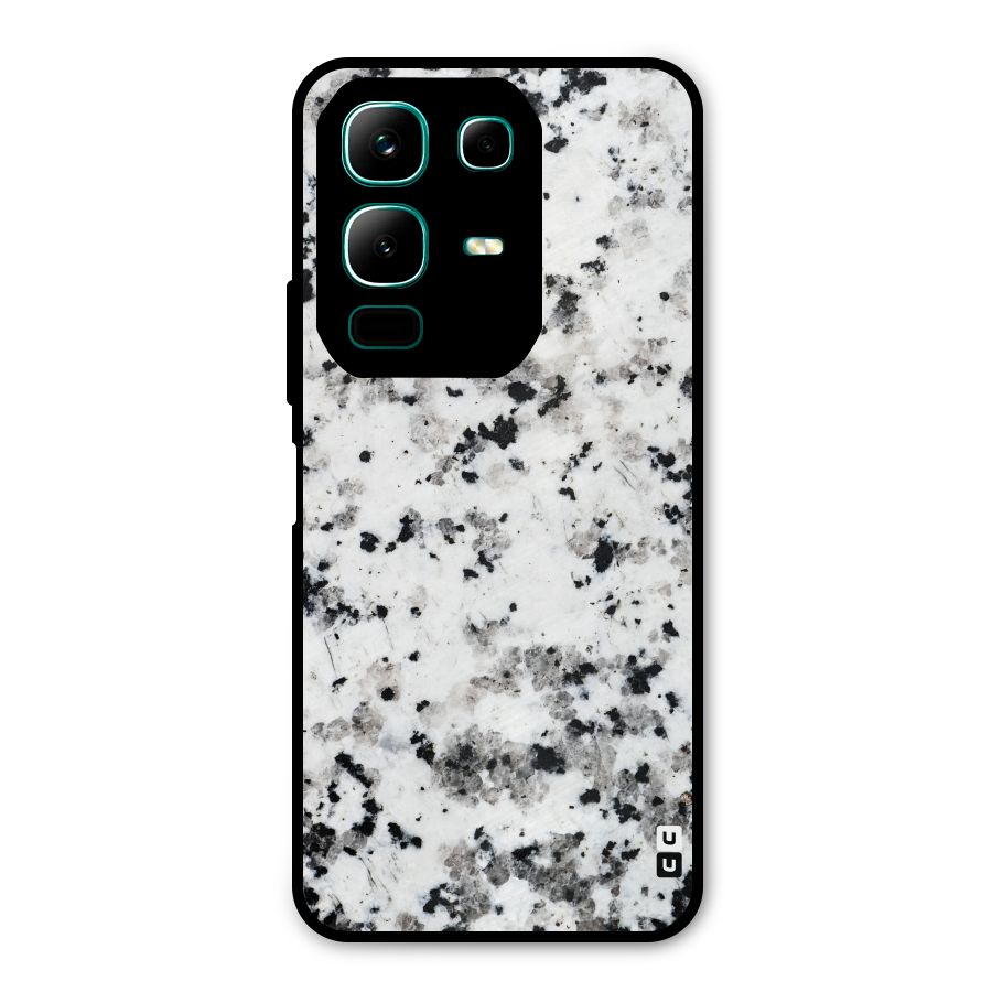 Charcoal Spots Marble Metal Back Case for Infinix Note 50x
