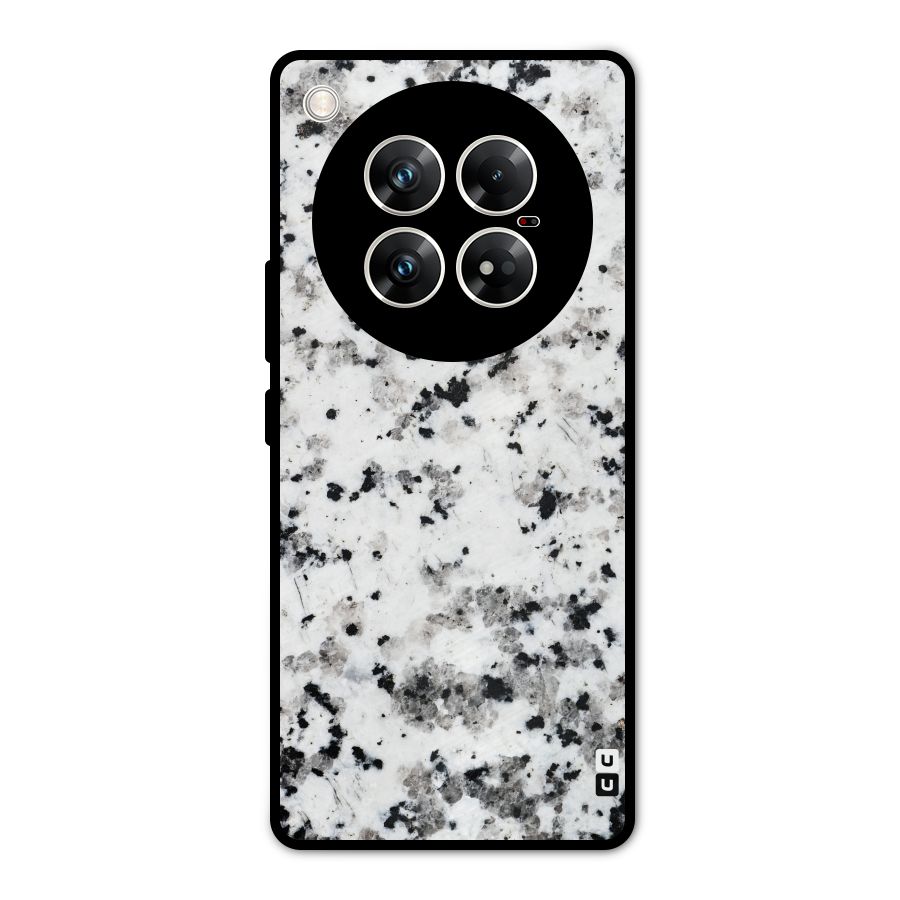 Charcoal Spots Marble Metal Back Case for Infinix Zero 40 5G