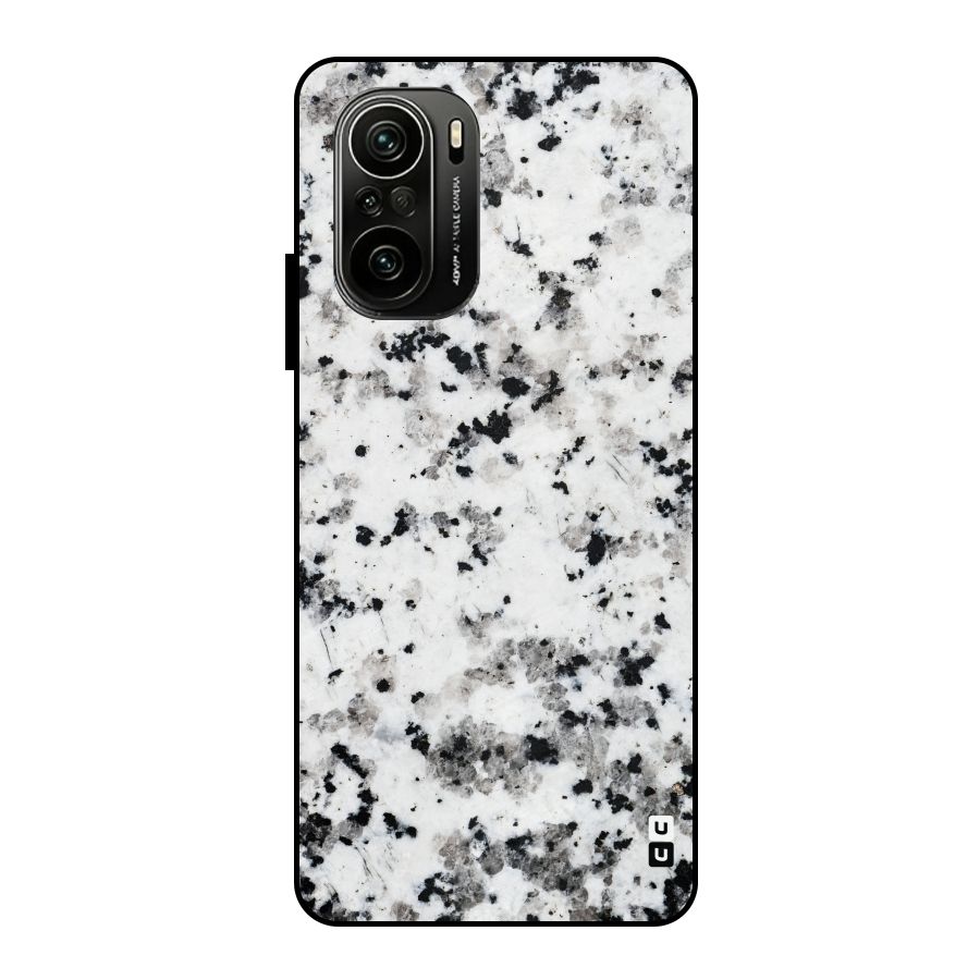 Charcoal Spots Marble Metal Back Case for Mi 11X Pro
