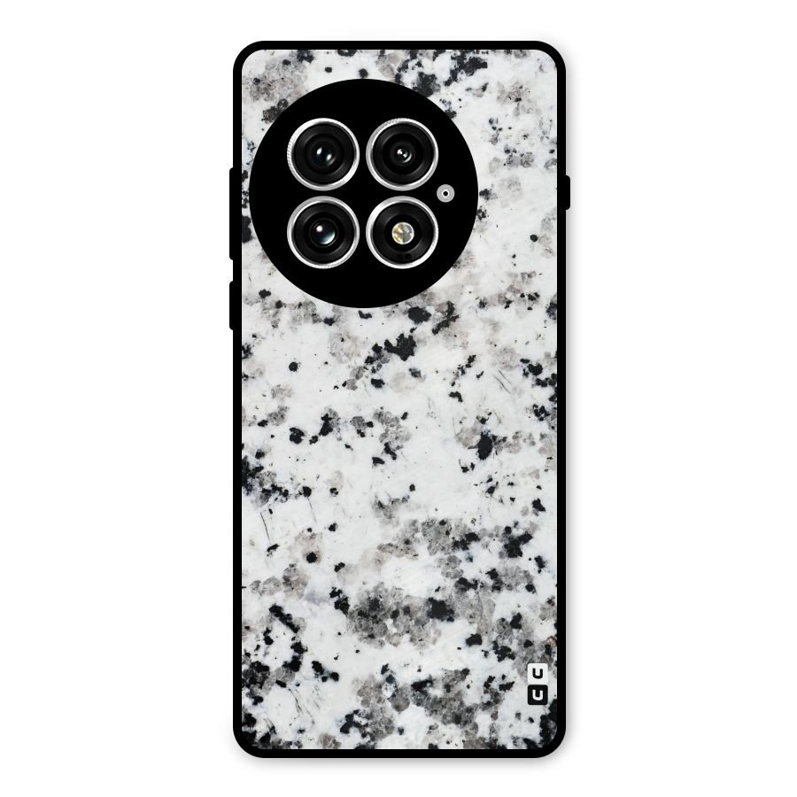 Charcoal Spots Marble Metal Back Case for OnePlus 13
