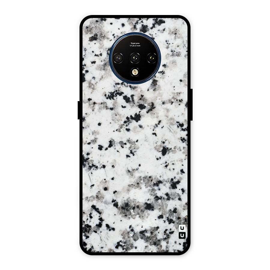 Charcoal Spots Marble Metal Back Case for OnePlus 7T