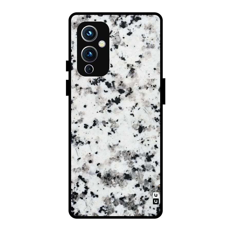 Charcoal Spots Marble Metal Back Case for OnePlus 9