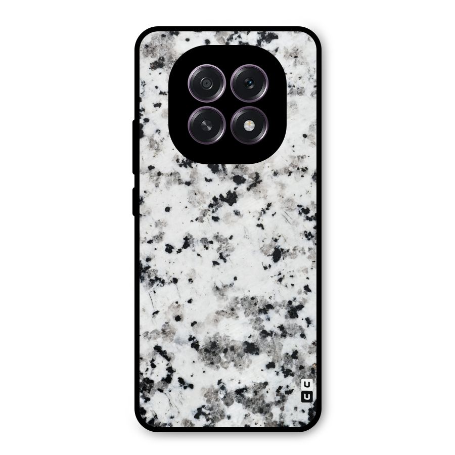 Charcoal Spots Marble Metal Back Case for Oppo F29