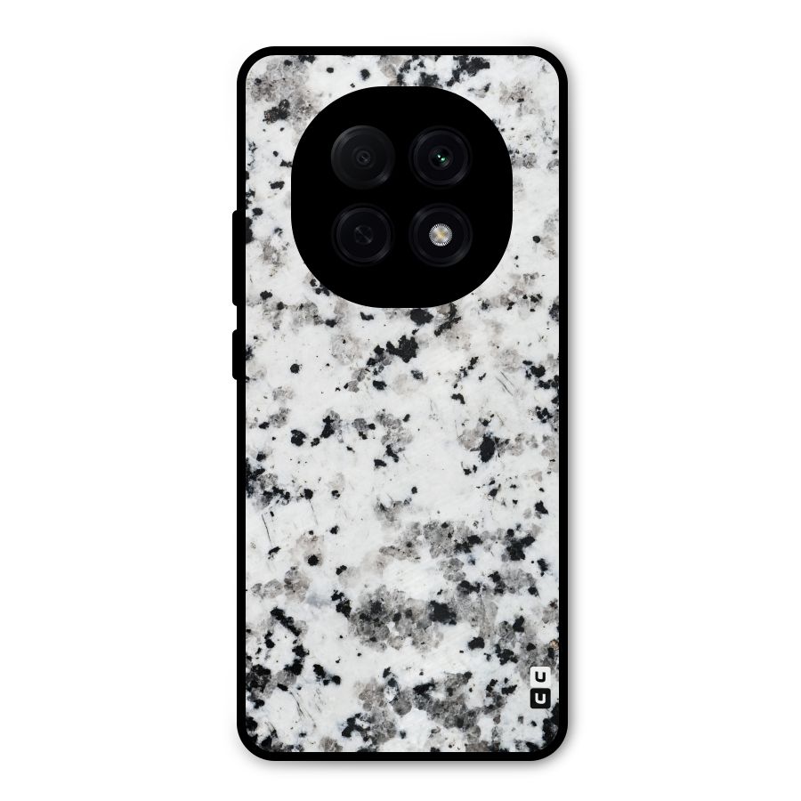 Charcoal Spots Marble Metal Back Case for Oppo F29 Pro