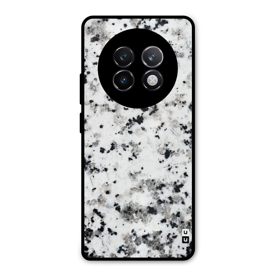 Charcoal Spots Marble Metal Back Case for Realme 13 Plus