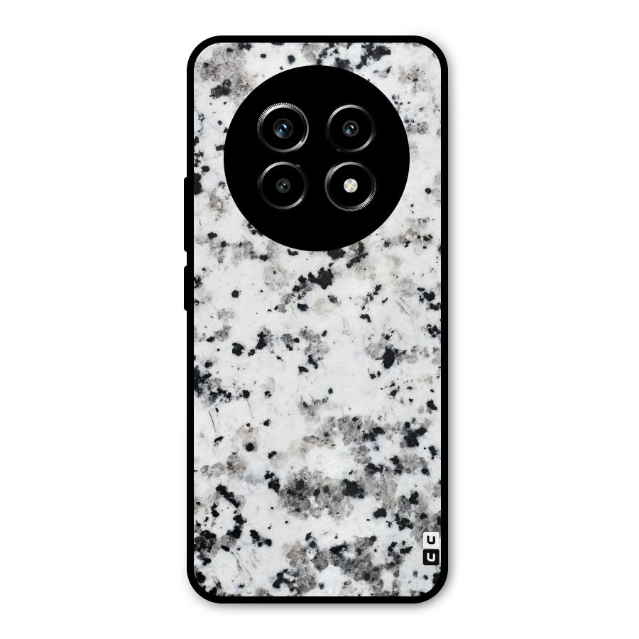 Charcoal Spots Marble Metal Back Case for Realme 13 Pro